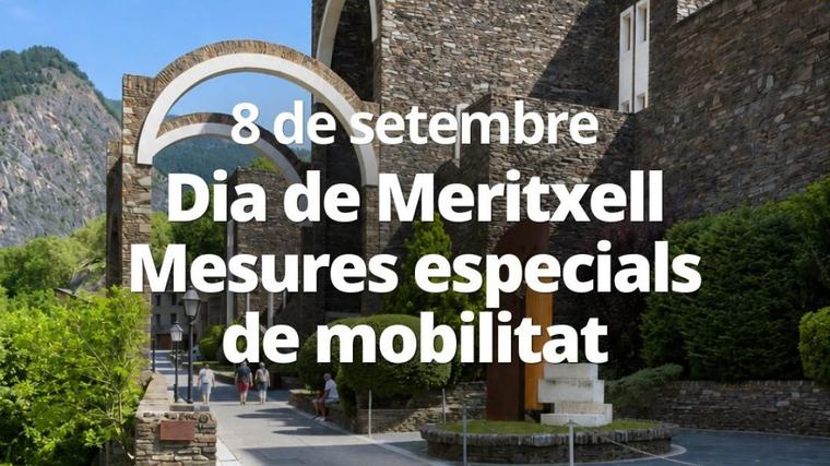Talls de trànsit i bus gratuït per accedir al Santuari de Meritxell