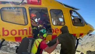 Successos Rescaten en helicòpter una persona indisposada a la Pica d’Estats