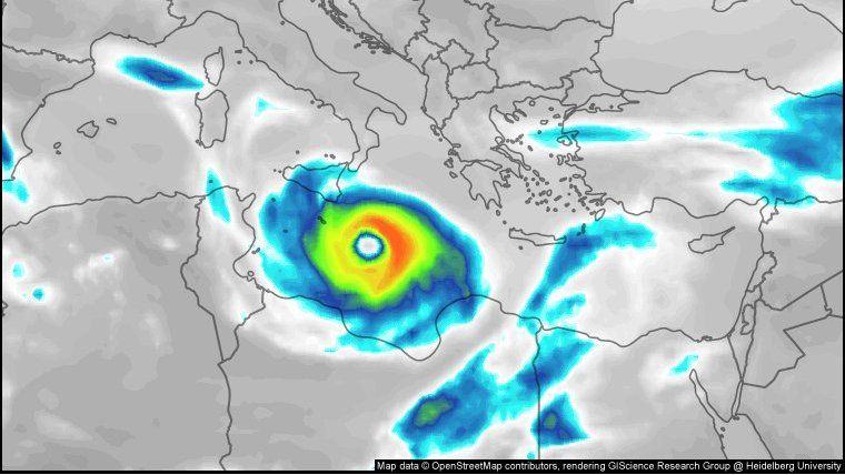 Possible 'medicane' al Mediterrani aquest setembre: el model GFS veu un potencial cicló tropical